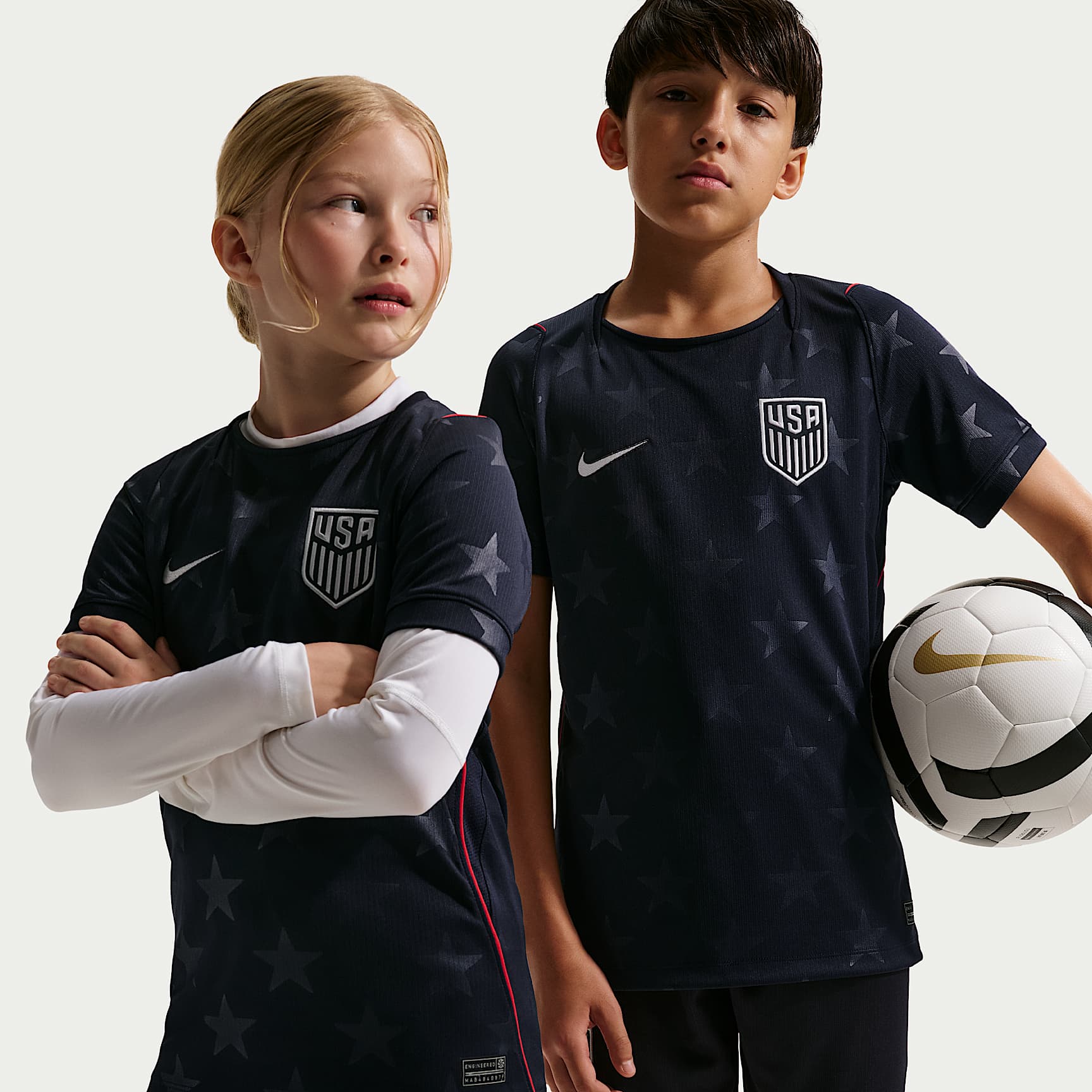 ナイキ サッカー ユニフォーム USA USMNT 2026 Stadium Away Big Kids' Nike Dri-FIT Soccer Jersey. Nike.com